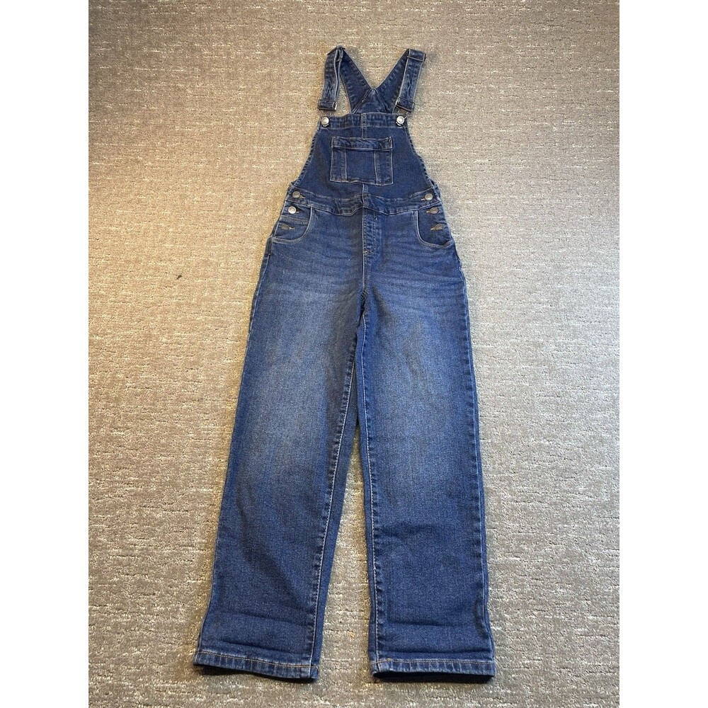 Girls Evsie Size 11 Denim Overalls Jeans